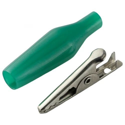 Клемма крокодил WD025 green Daier