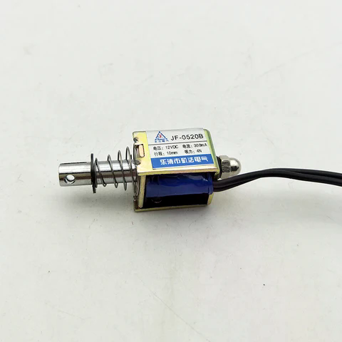 Соленоид втягивающий JF-0520B 12В Jurfui