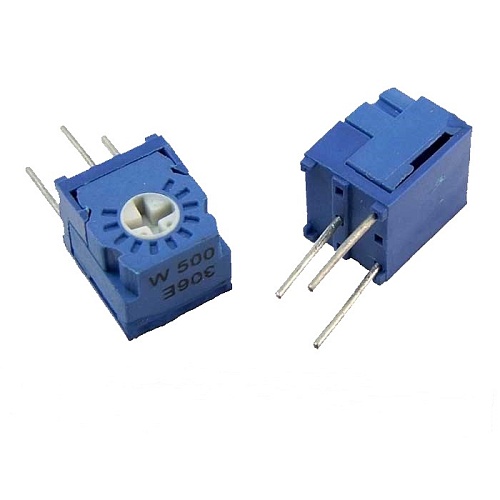 Резистор 3323W 1 МОм ±10%, тип ротора "+", (RKT-3323W-105-R), Kingtronics