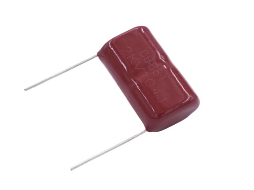 Конденсатор CBB81 0,1мкФ 2000В ±5% P=31мм (CBB81104J3DL31LL) JGS