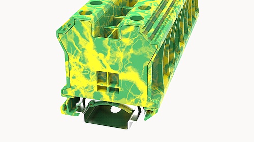 Клеммный блок на DIN рейку DC35-PE-01P-1C-00A(H) Degson