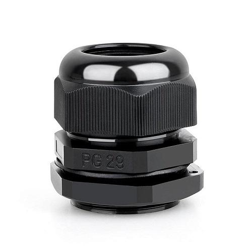 Кабельный ввод PG29 (18-25мм) IP68 чёрный Daier