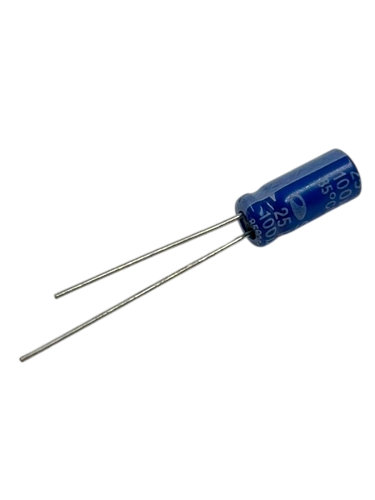Конденсатор 100мкФ 25В 20% +85° 5x11 SD (SD1E107M05011BB180) SAMWHA