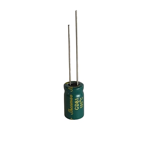 Конденсатор 220мкФ 16В 20% +105° 6,3x11,5 CD81 (CD811C221EE011M) ShenMao