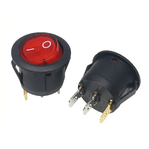 Выключатель KCD1-5-101NC3RB-220V Daier